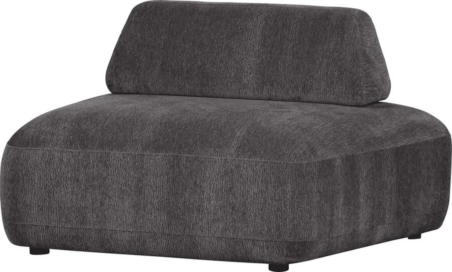 WOOOD | Sterck fauteuil met verplaatsbare rugleuning charcoal | Zitmeubels woonkamer | Fauteuil - Foto 4