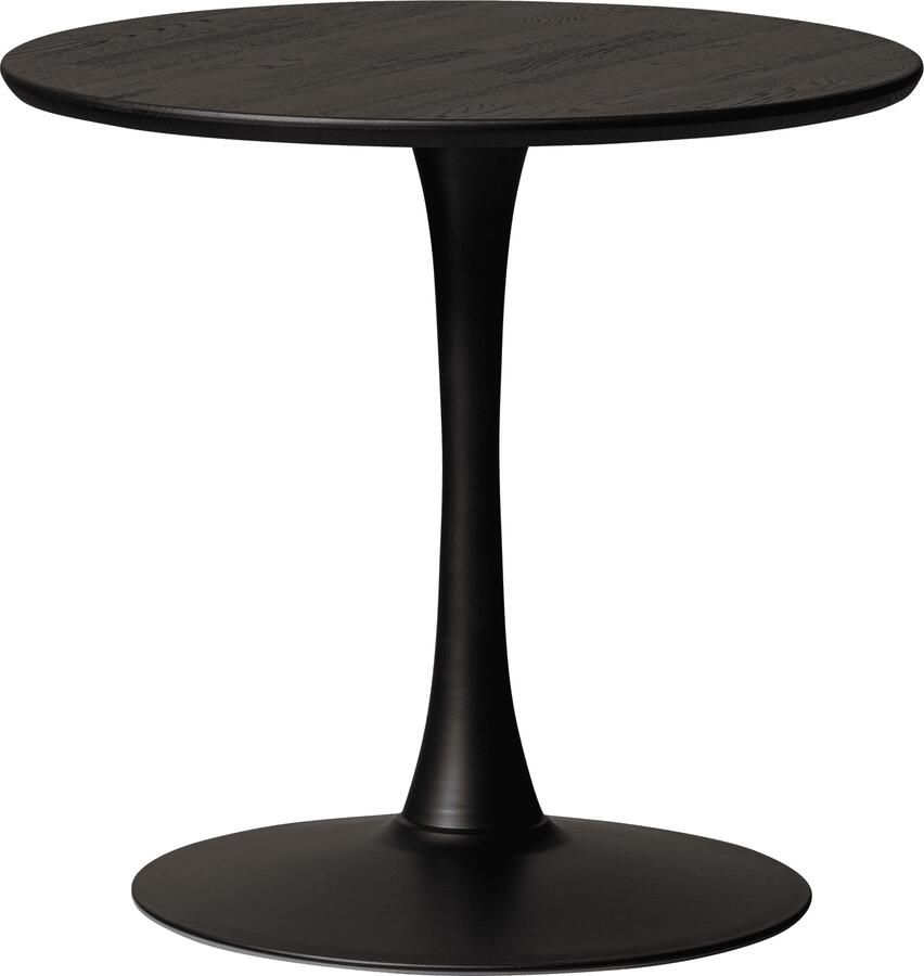 WOOOD | Tablo eettafel rond vl o80cm blacknight | Eettafels | Eettafel