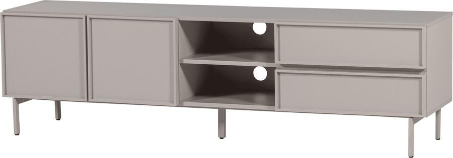 WOOOD | Tours tv meubel 180cm melamine mdf zand | Woonkamer meubels | Tv-dressoir | Tv-meubel