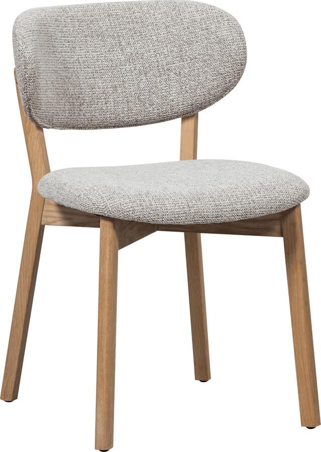 WOOOD | Udar eetkamerstoel met houten frame naturel | Eetkamerstoelen | Eetkamerstoel