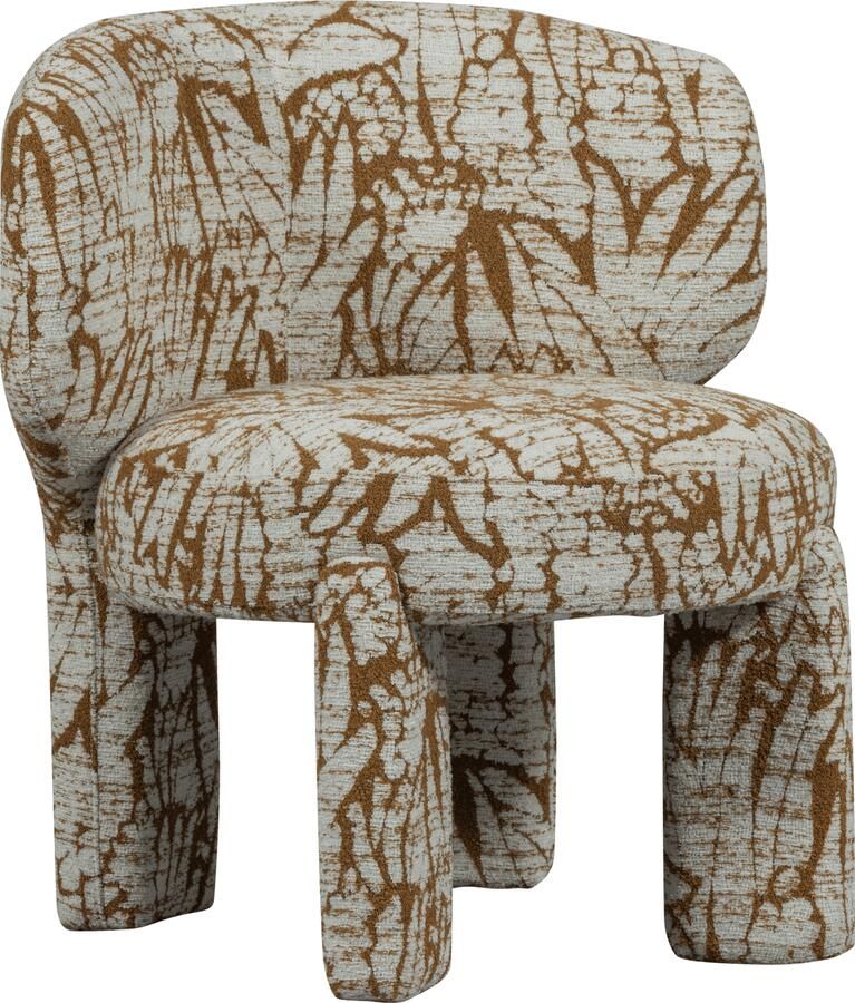 WOOOD | Upke fauteuil met dessin naturel bruin | Zitmeubels woonkamer | Fauteuil - Foto 2