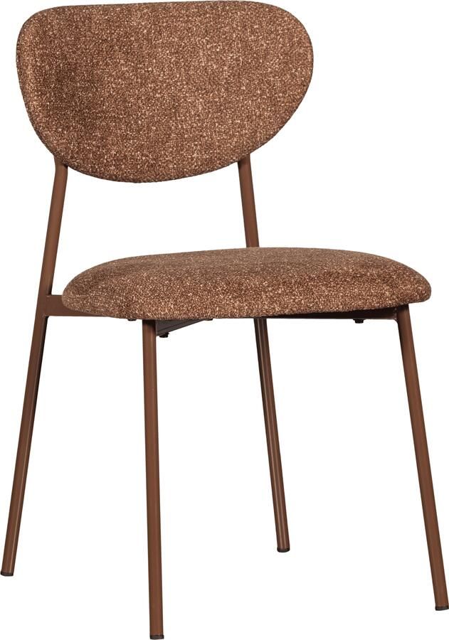 WOOOD | Valor eetkamerstoel bruin | Eetkamerstoelen | Eetkamerstoel