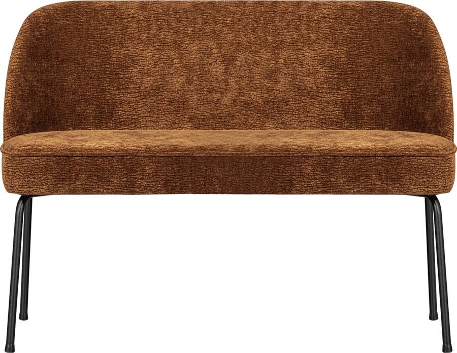 WOOOD | Vogue eetbank 3d chenille middenbruin | Zitmeubels eetkamer | Eetkamerbank