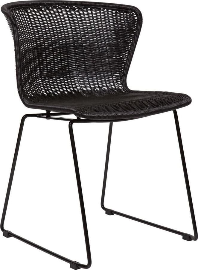 WOOOD | Wings Stoel Zwart set 2 | Tuinmeubelen | Tuinstoel - Foto 4