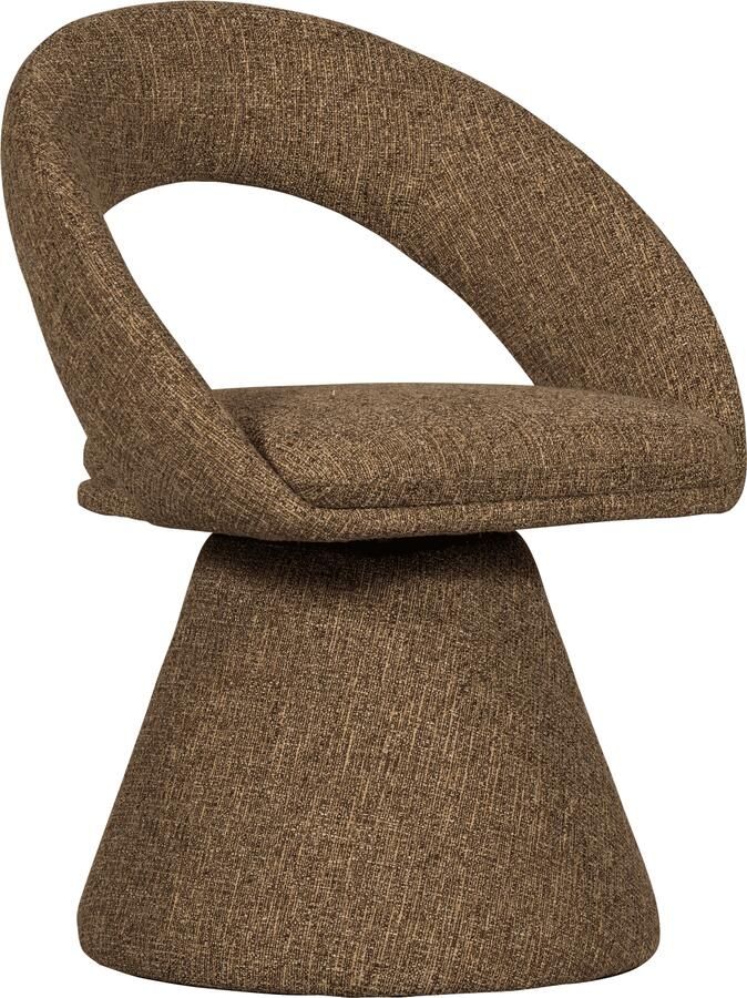 WOOOD | Winter draaibare eetkamerstoel zand melange | Eetkamerstoelen | Eetkamerstoel - Foto 2