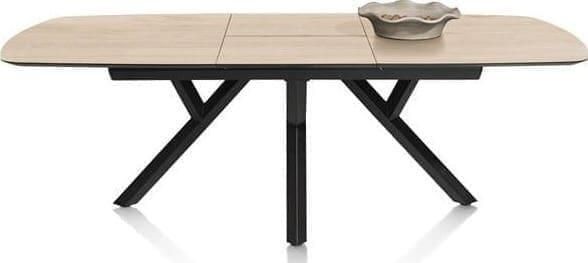 Xooon | Minato uitschuiftafel ovaal 180(+60cm)x110cm light natural oak | Eettafels | Uitschuiftafel