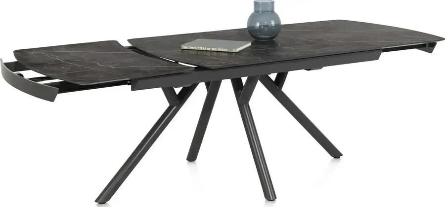 Xooon | Novello uitschuiftafel 170 (+ 60) x 100 cm Primo Laminato marble onyx | Eettafels | Uitschuiftafel