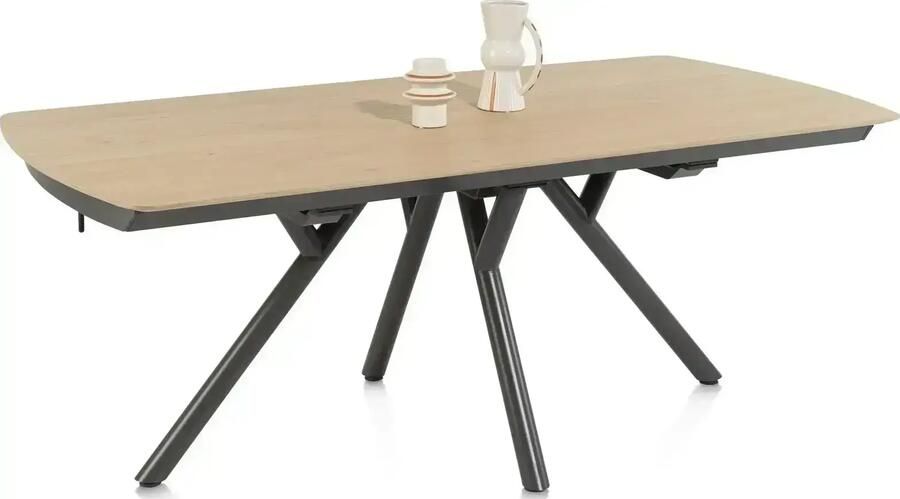 Xooon | Novello uitschuiftafel 200 (+ 78) x 100 cm | Eettafels | Uitschuiftafel