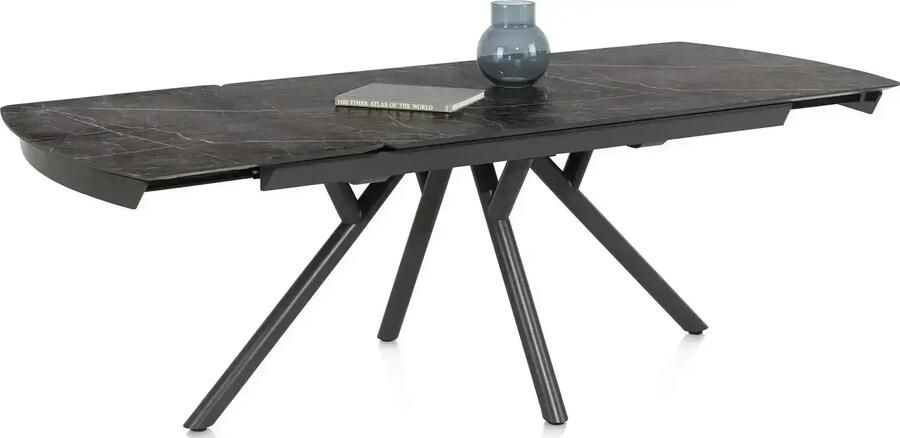 Xooon | Novello uitschuiftafel 200 (+ 78) x 100 cm Primo Laminato marble onyx | Eettafels | Uitschuiftafel