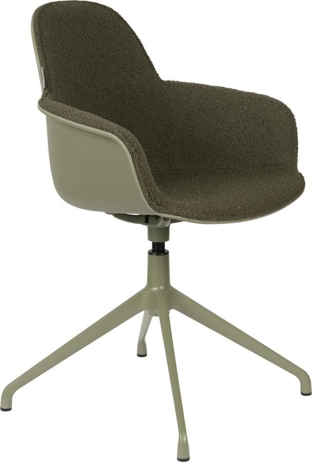 Zuiver | Armstoel Albert Kuip Swivel Green | Zitmeubels eetkamer | Armstoel - Foto 3