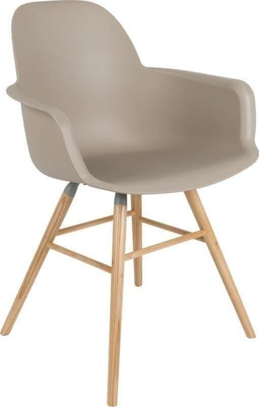 Zuiver | Armstoel Albert Kuip Taupe | Zitmeubels eetkamer | Armstoel