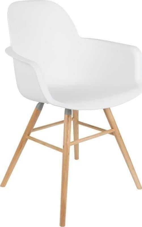 Zuiver | Armstoel Albert Kuip White | Zitmeubels eetkamer | Armstoel