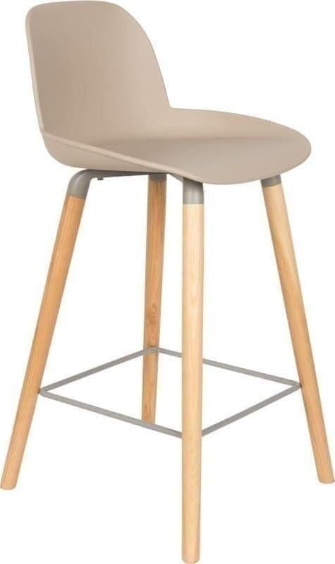 Zuiver | Barstoel Albert Kuip Taupe | Zitmeubels eetkamer | Barstoel