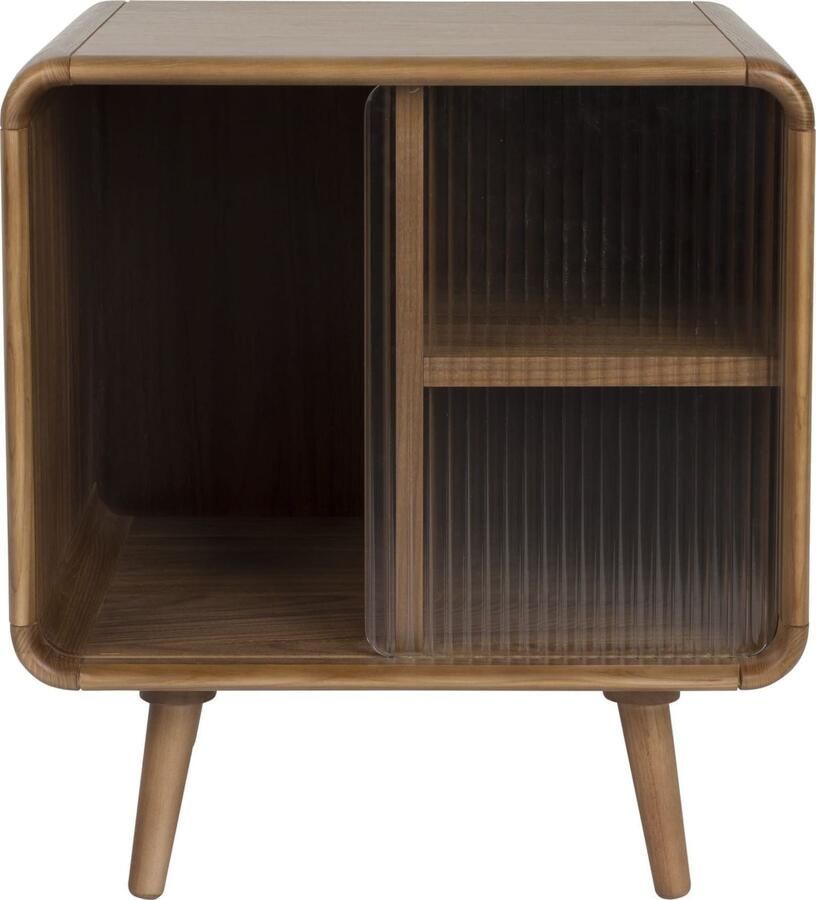 Zuiver | Bijzettafel Bed Stand Rise Walnut | Woonkamertafels | Bijzettafel