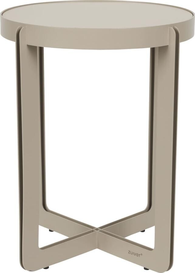 Zuiver | Bijzettafel Centre Beige | Woonkamertafels | Bijzettafel