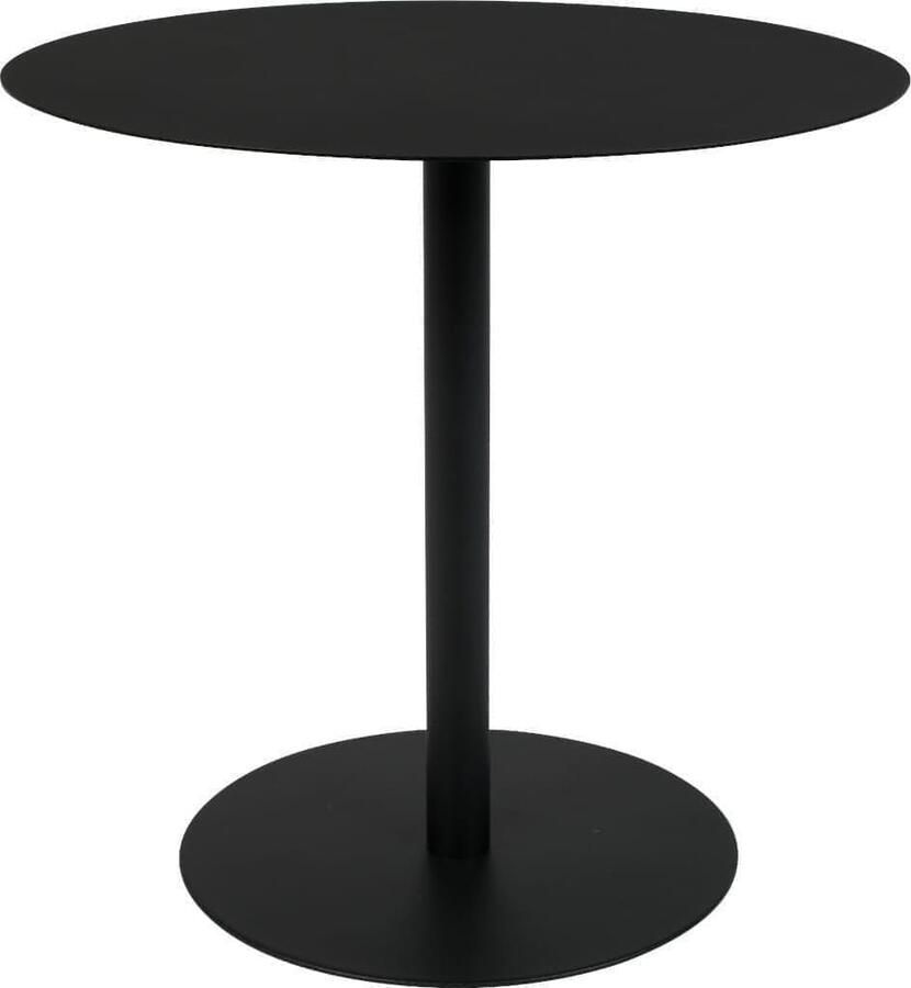 Zuiver | Bijzettafel Snow Black Round S | Woonkamertafels | Bijzettafel - Foto 2