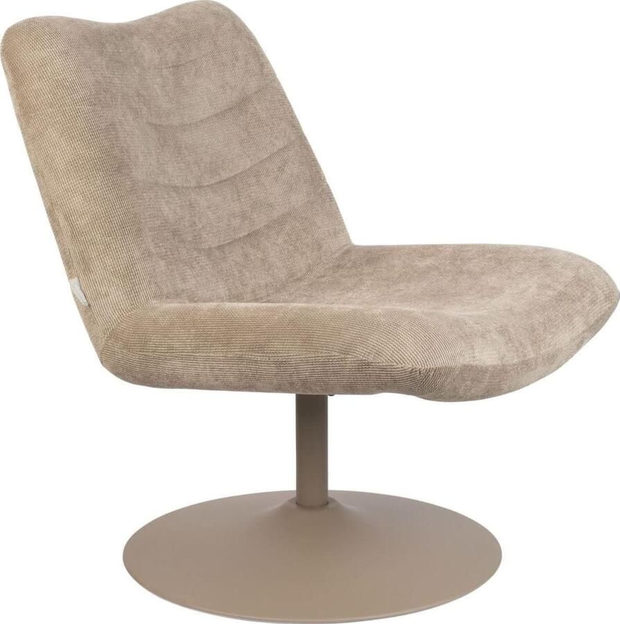 Zuiver | Draaifauteuil Bubba Beige | Zitmeubels woonkamer | Draaifauteuil - Foto 2