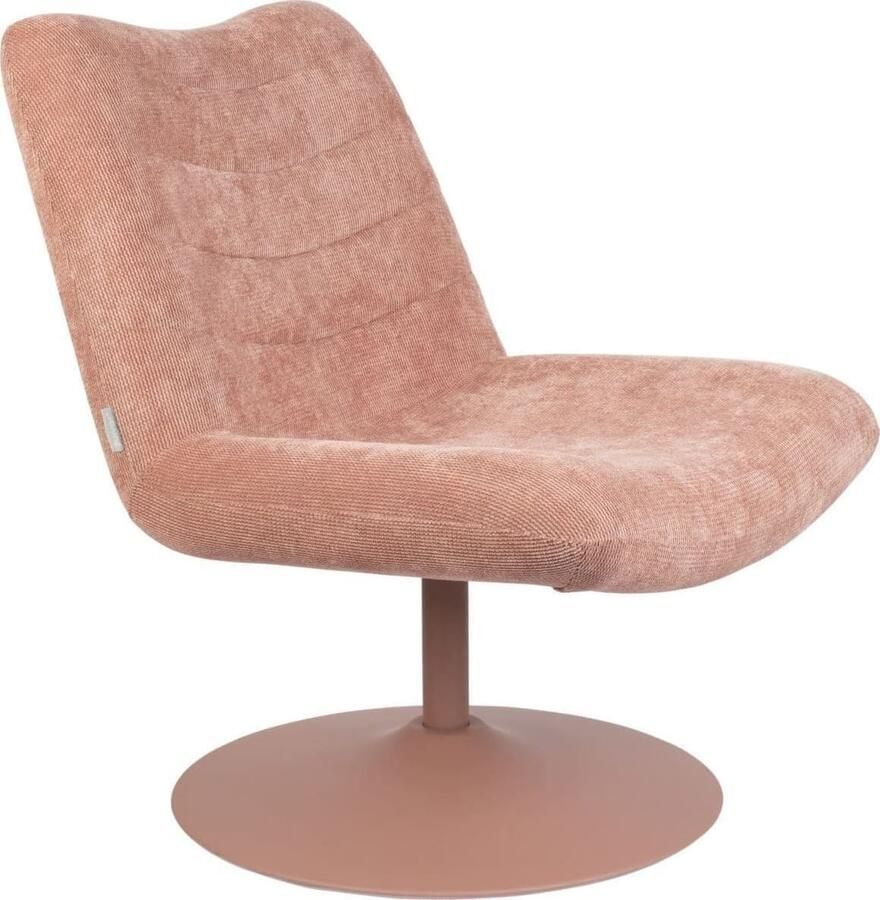 Zuiver | Draaifauteuil Bubba Pink | Zitmeubels woonkamer | Draaifauteuil - Foto 3