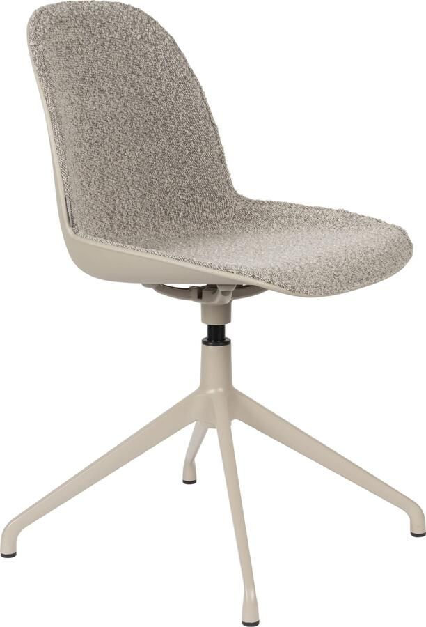 Zuiver | Eetkamerstoel Albert Kuip Swivel Taupe | Zitmeubels eetkamer | Eetkamerstoel - Foto 4