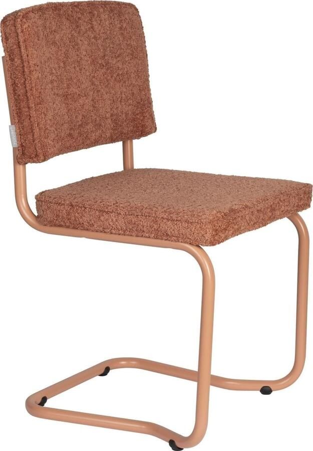 Zuiver | Eetkamerstoel Ridge Kink Soft Terra | Eetkamerstoelen | Eetkamerstoel