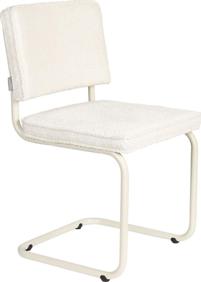 Zuiver | Eetkamerstoel Ridge Soft Off White | Eetkamerstoelen | Eetkamerstoel