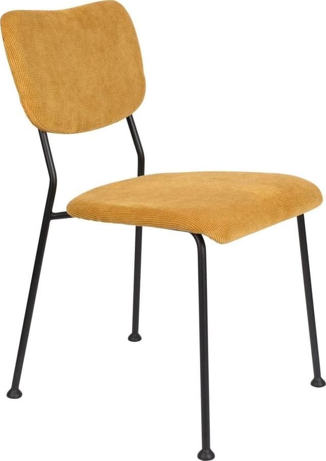 Zuiver | Eetstoel Benson Ochre | Zitmeubels eetkamer | Eetkamerstoel