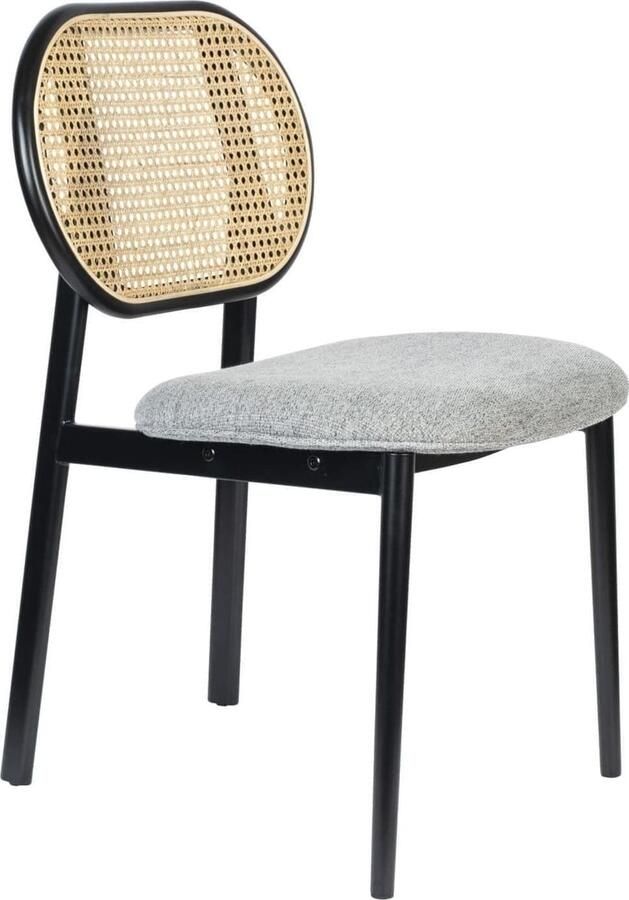 Zuiver | Eetstoel Spike Natural Grey | Zitmeubels eetkamer | Eetkamerstoel