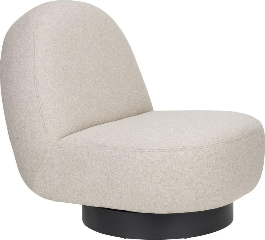 Zuiver | Fauteuil Eden Cappuccino | Zitmeubels woonkamer | Draaifauteuil