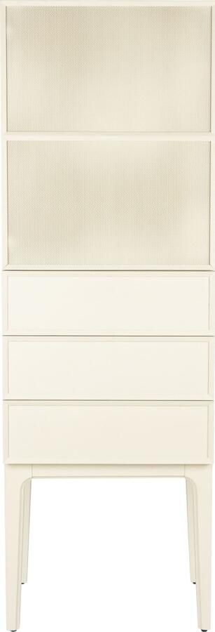 Zuiver Opbergkast June Eikenhout en metaal Met 1 deur en 3 laden Beige - Foto 4