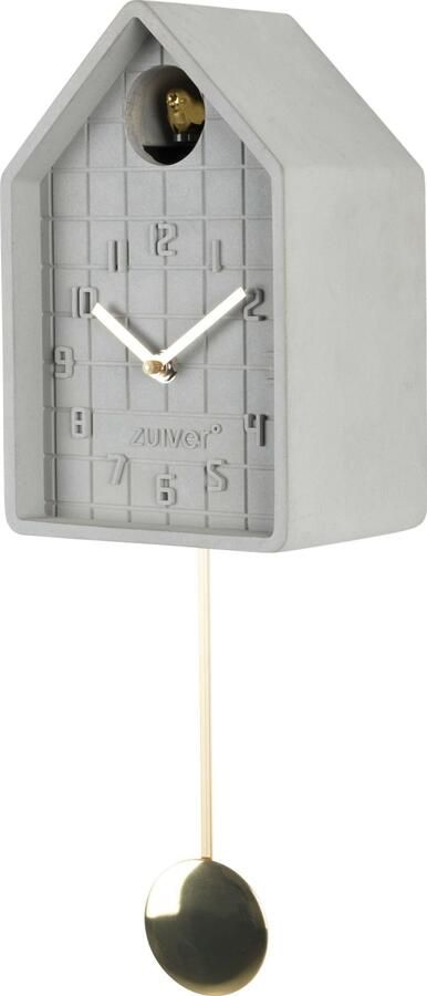 Zuiver Lori Koekkoeksklok| Wandklok Modern Grijs