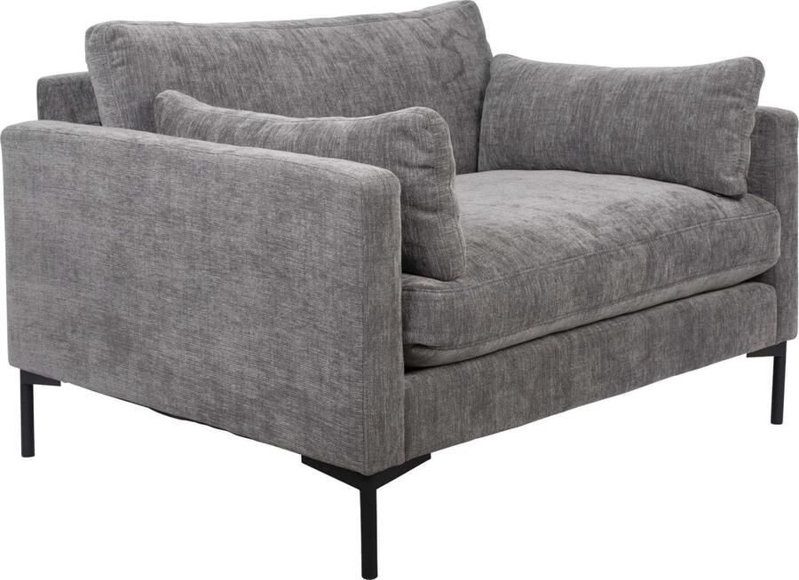 Zuiver | Loveseat Summer Anthracite | Zitmeubels woonkamer | 1 5-zitsbankLoveseat