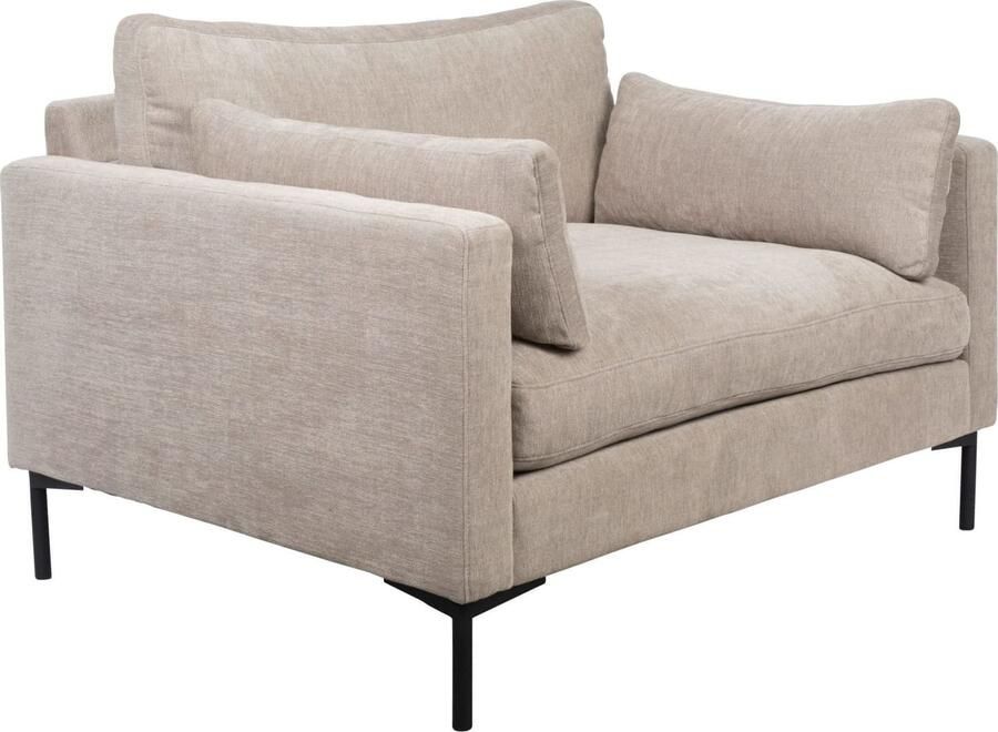 Zuiver | Loveseat Summer Latte | Zitmeubels woonkamer | 1 5-zitsbankLoveseat - Foto 4