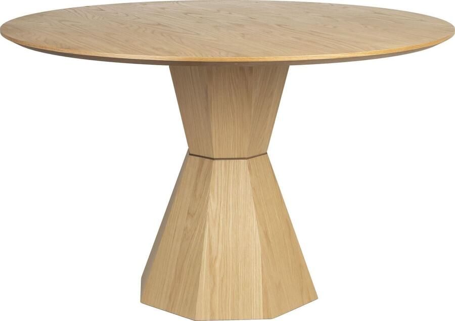 Zuiver Ronde Eettafel Lotus Eikenhout 120cm Bruin - Foto 2