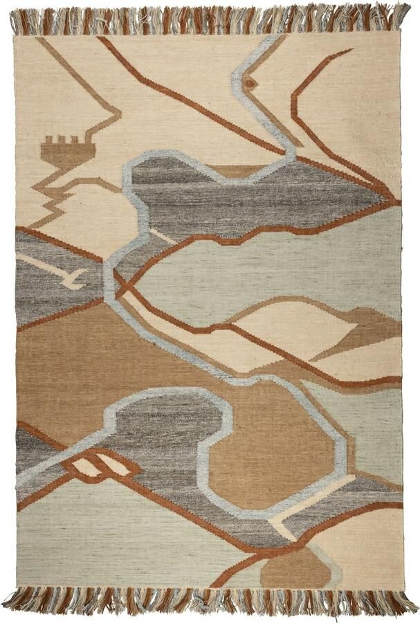 Zuiver Vloerkleed Saigon Gerecycled PET 160 x 230cm Kleurrijk Meerkleurig