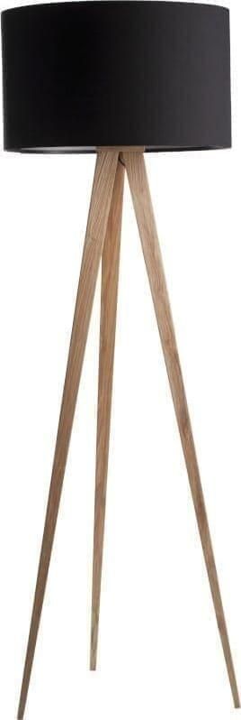 Zuiver | Vloerlamp Tripod Wood Black | Woonaccessoires | Vloerlamp