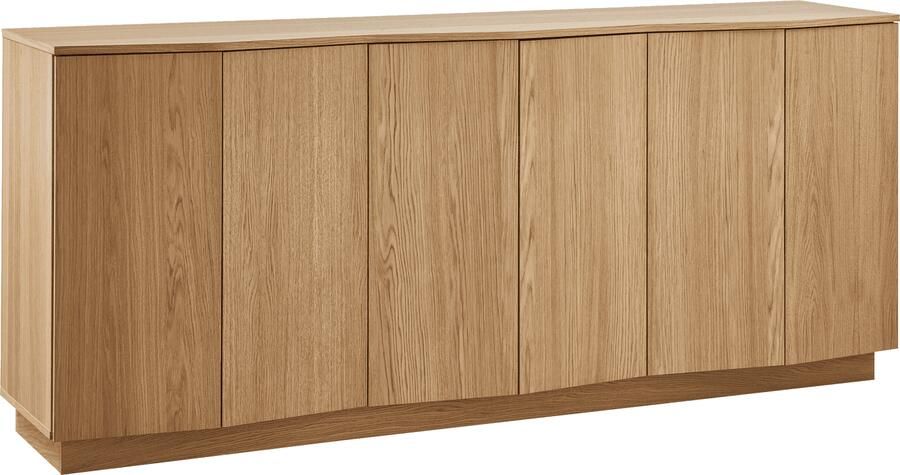 Woood Zuma dressoir Push-To-Open Eiken Transparant 85x22x45 - Foto 2