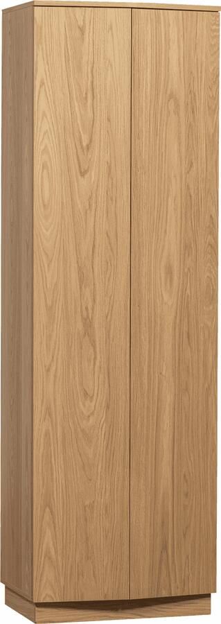 Woood Zuma Hoge Kast Push-To-Open Eiken Transparant 210x67x46 - Foto 4