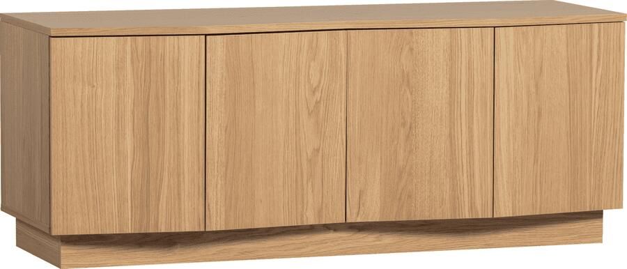 Woood Zuma tv-meubel Push-To-Open Eiken Transparant 52x133x45 - Foto 3