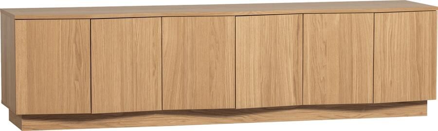 Woood Zuma tv-meubel Push-To-Open Eiken Transparant 52x200x45 - Foto 3