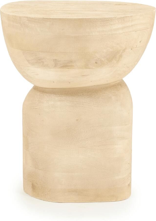 By-Boo | Bijzettafel Cobble Natural | Woonkamertafels | Bijzettafel - Foto 2