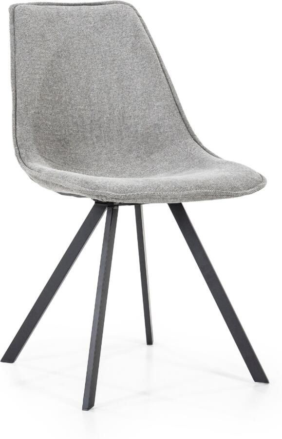 By-Boo | Boy Eetkamerstoel Grey | Eetkamerstoelen | Eetkamerstoel