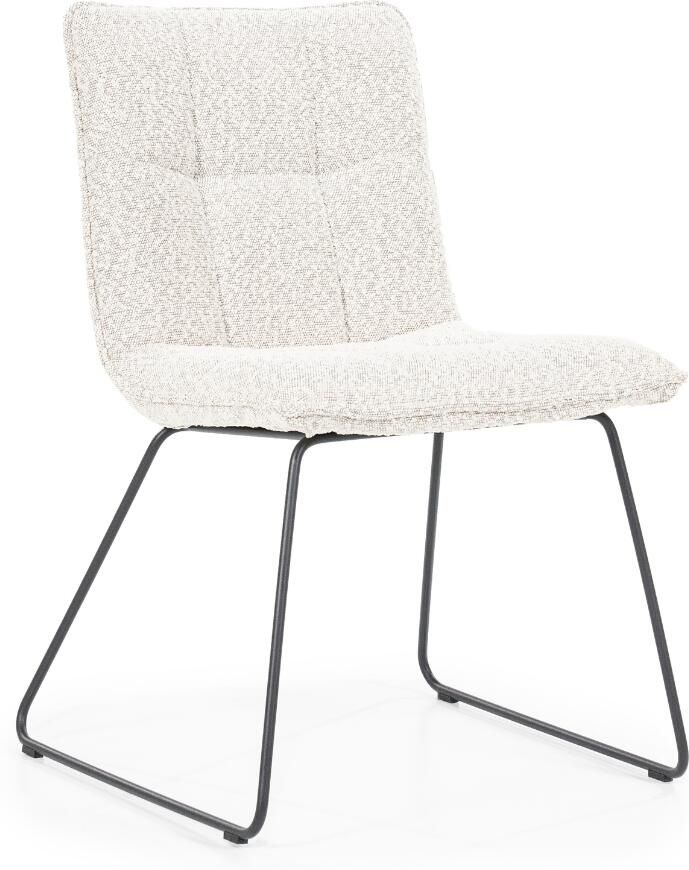 By-Boo Eetkamerstoel Sella Bouclé Beige