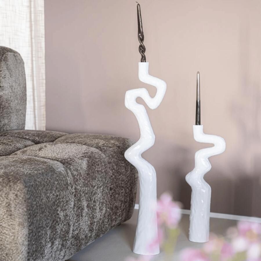By-Boo Kaarshouder Raio 80cm hoog Wit