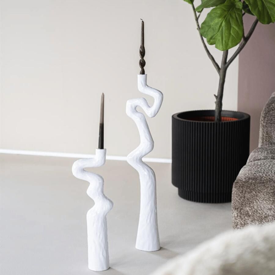 By-Boo Kaarshouder Raio 52cm hoog Wit
