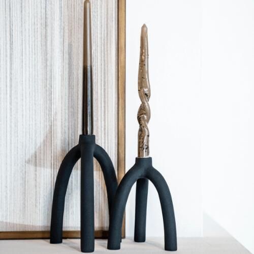 By-Boo Kaarshouder Twig 20cm Zwart