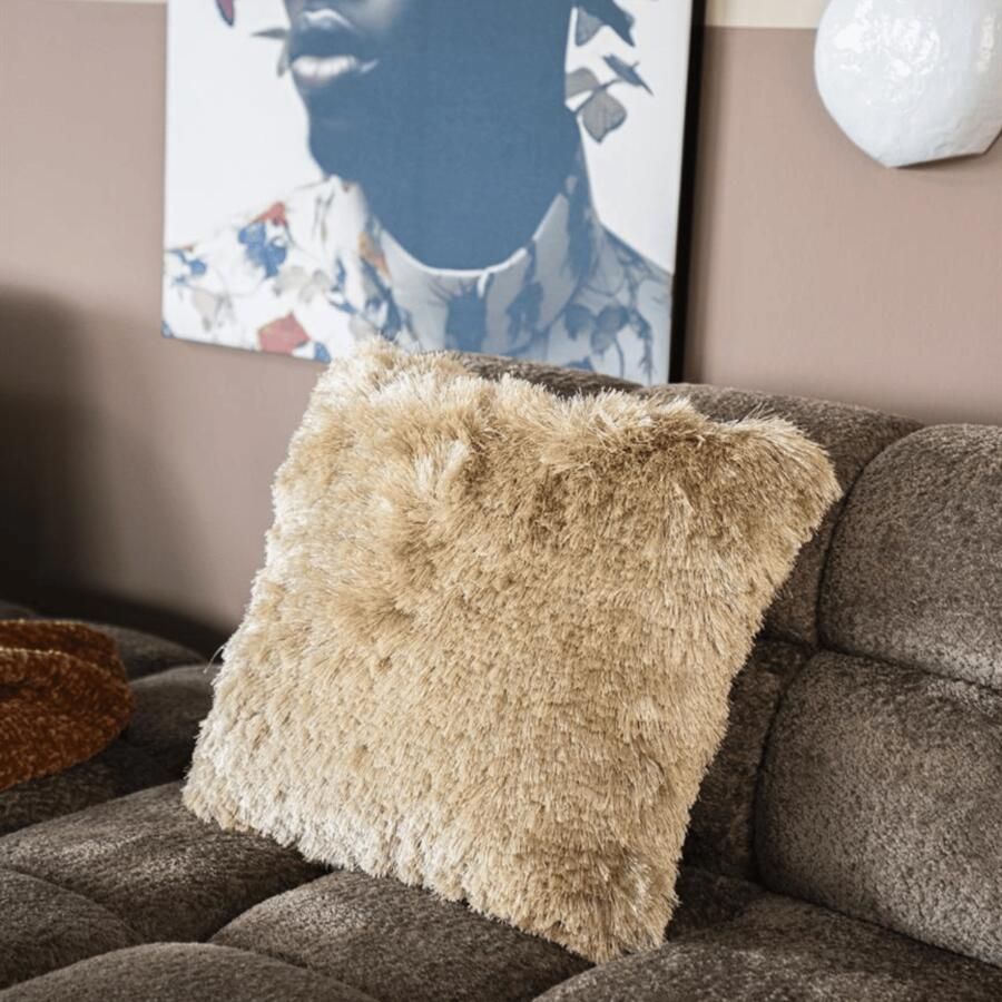 By-Boo Kussen Fuse 50 x 50cm Beige