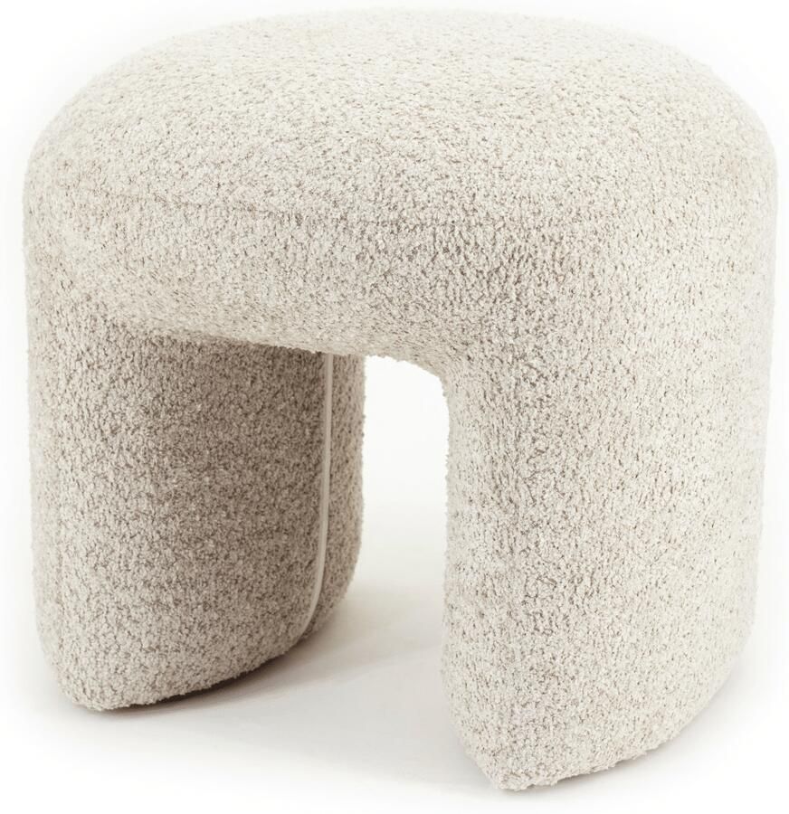 By-Boo Hocker Sahi Bouclé Taupe