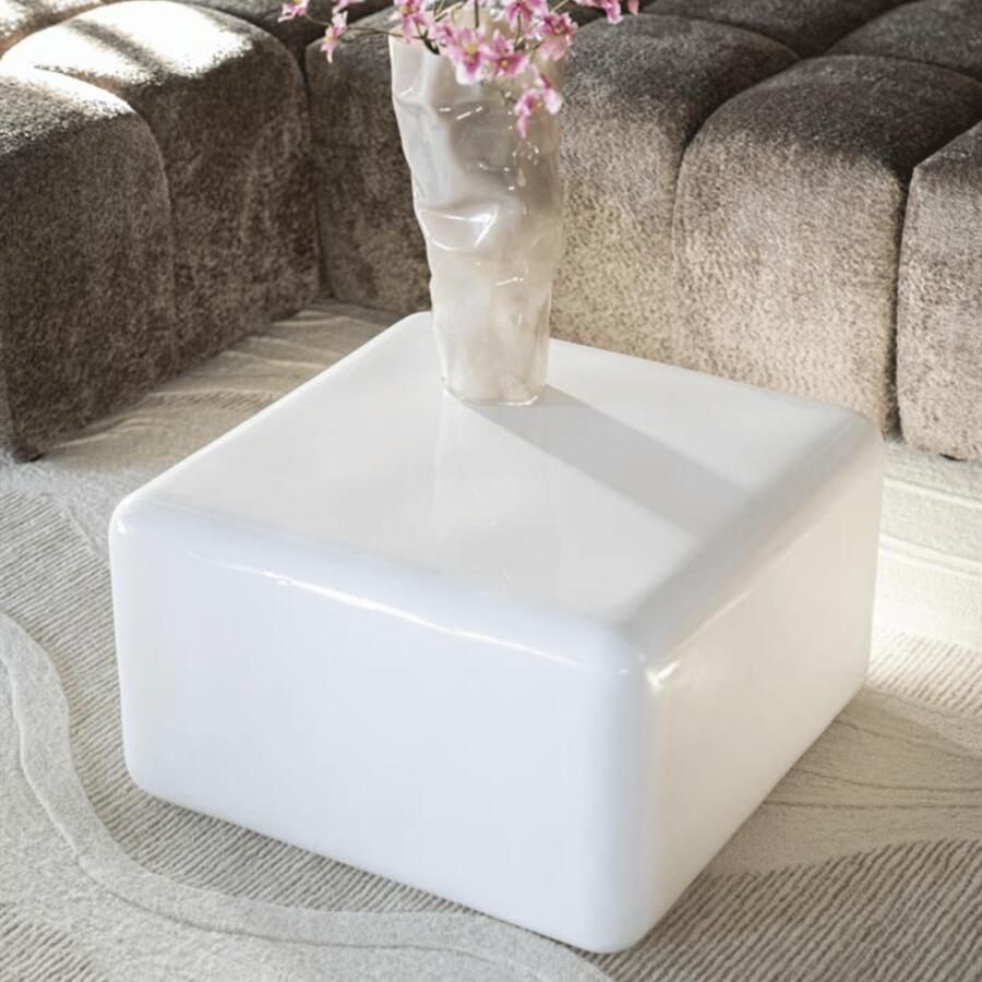 By-Boo Salontafel Iro 60 x 60cm Wit