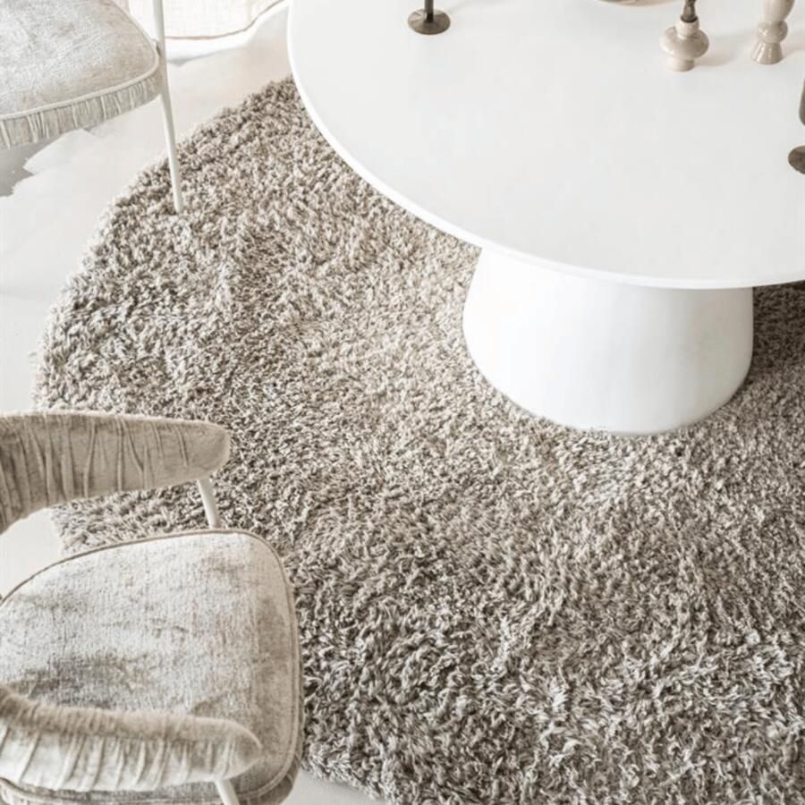 By-Boo Vloerkleed Fez | Rond | 220 cm taupe
