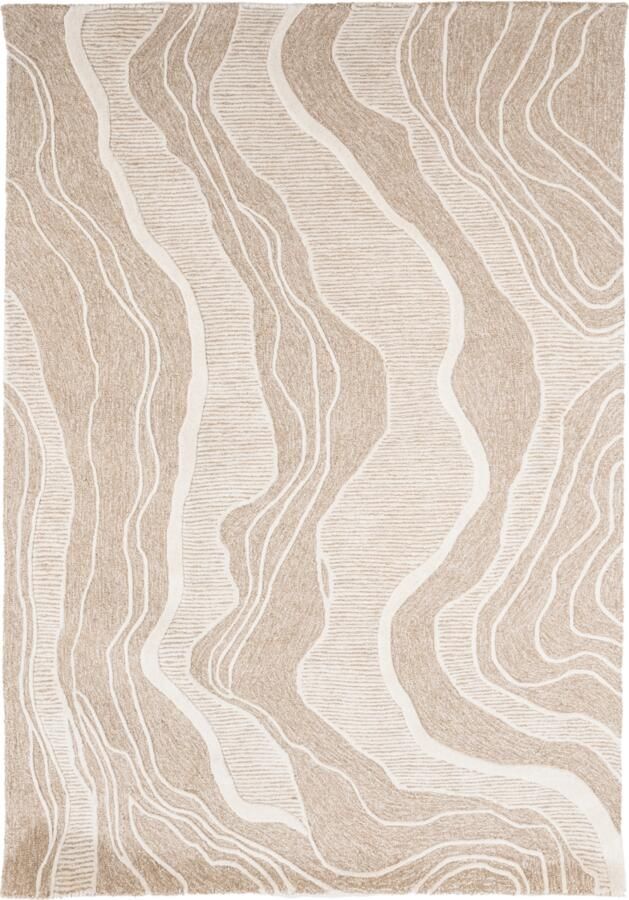 By-Boo | Vloerkleed Soil 160x230 cm Beige | Woonaccessoires | Vloerkleed - Foto 2